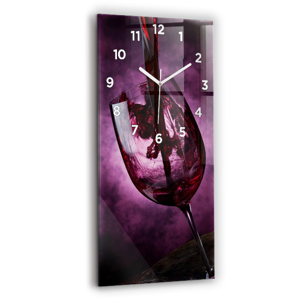 Orologio verticale Bicchiere da vino