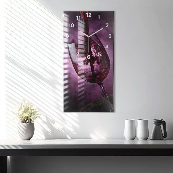 Orologio verticale Bicchiere da vino