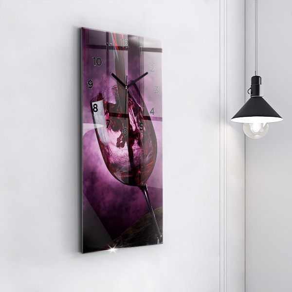 Orologio verticale Bicchiere da vino