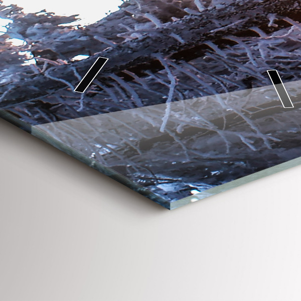 Orologio verticale Foresta del tramonto