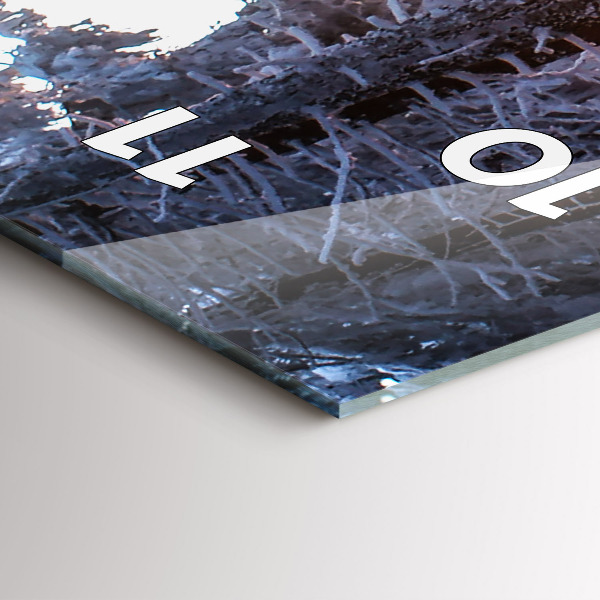 Orologio verticale Foresta del tramonto