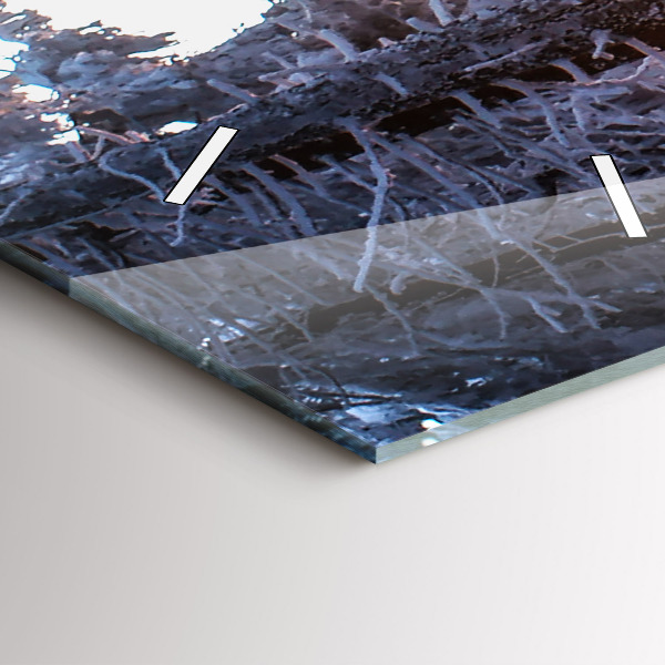 Orologio verticale Foresta del tramonto