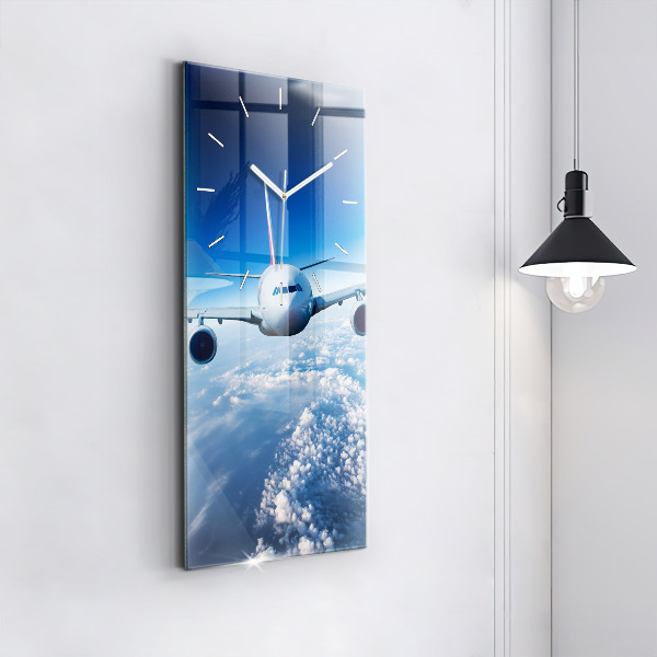 Orologio verticale Aereo e nuvole