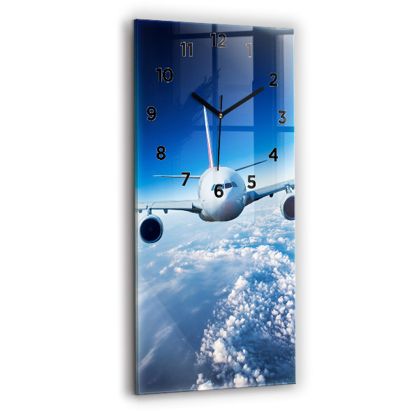 Orologio verticale Aereo e nuvole