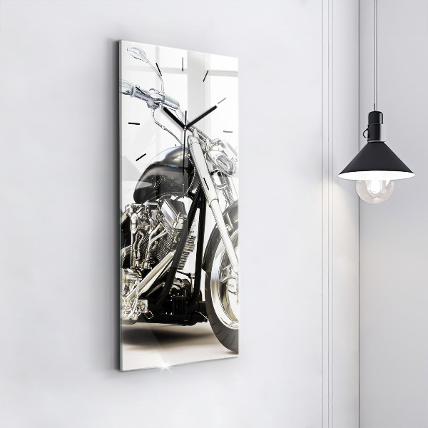 Orologio verticale Motocicletta nera