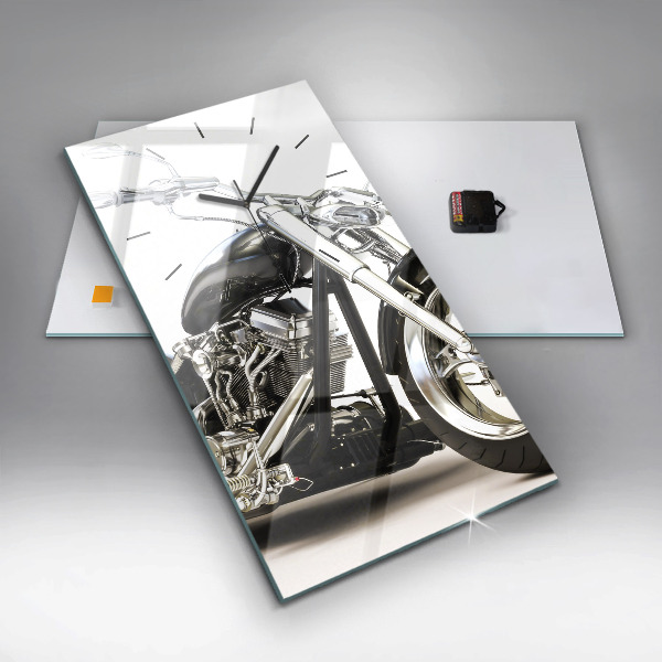 Orologio verticale Motocicletta nera