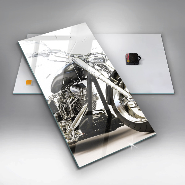 Orologio verticale Motocicletta nera