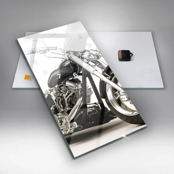 Orologio verticale Motocicletta nera