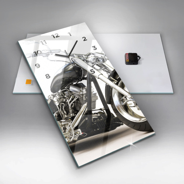 Orologio verticale Motocicletta nera