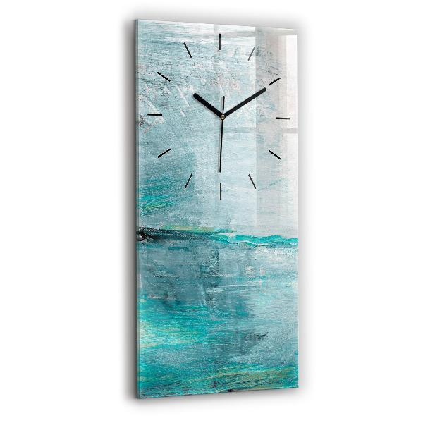 Orologio verticale Texture astratta dell'olio