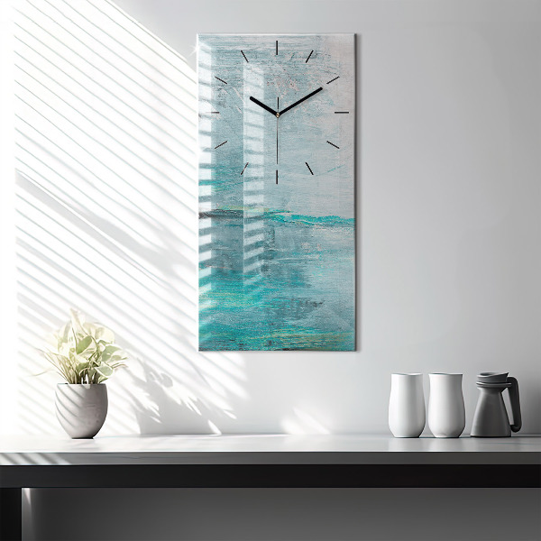 Orologio verticale Texture astratta dell'olio