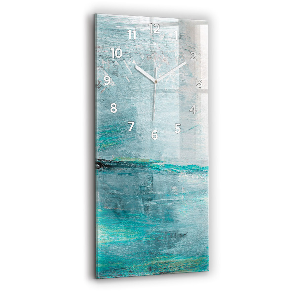 Orologio verticale Texture astratta dell'olio