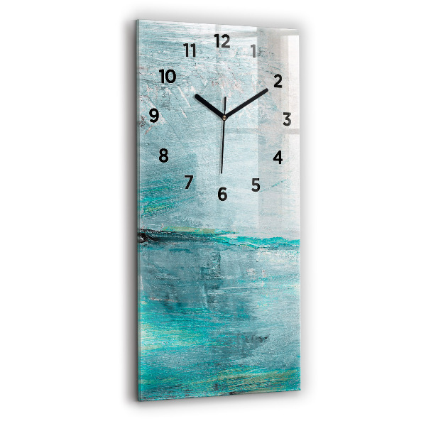 Orologio verticale Texture astratta dell'olio