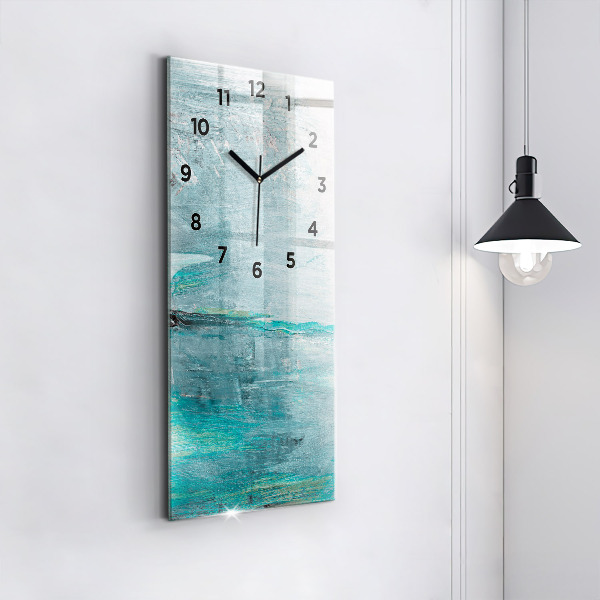 Orologio verticale Texture astratta dell'olio