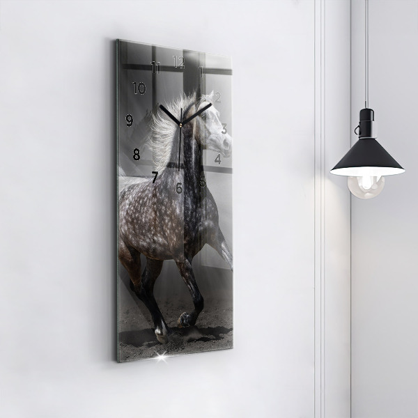 Orologio verticale Cavallo al galoppo