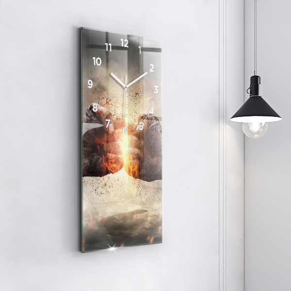 Orologio verticale Pugni Forza Potenza