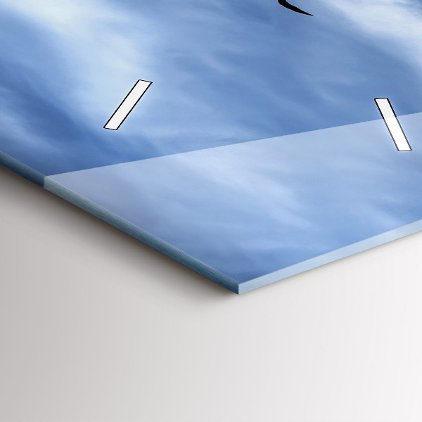 Orologio verticale Tramonto sul lago