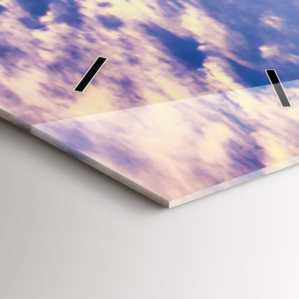 Orologio verticale Tramonto New York