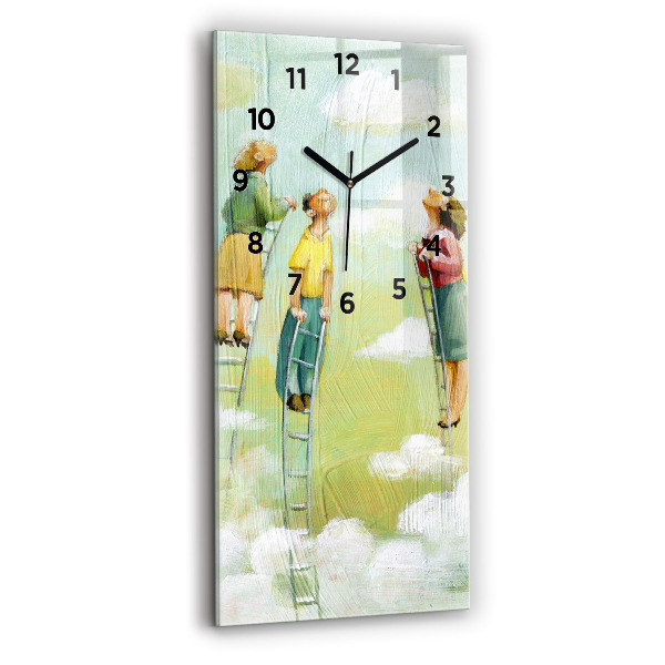 Orologio verticale Persone sulla scala