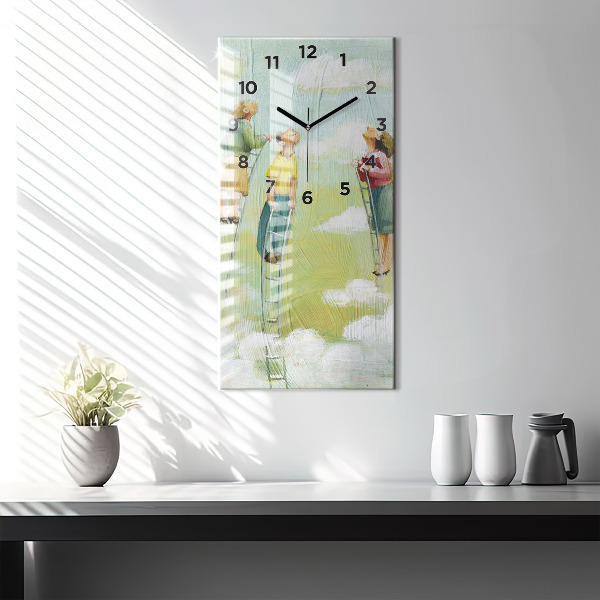 Orologio verticale Persone sulla scala