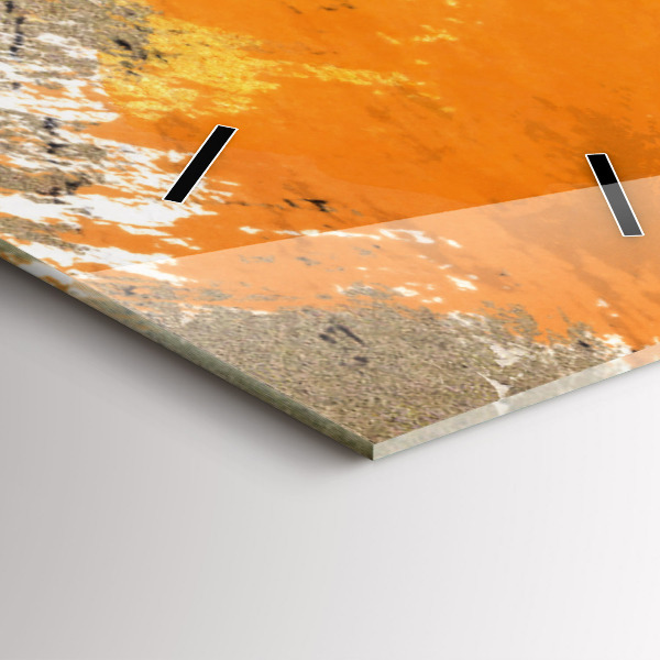 Orologio verticale Ritratto di donna astratto