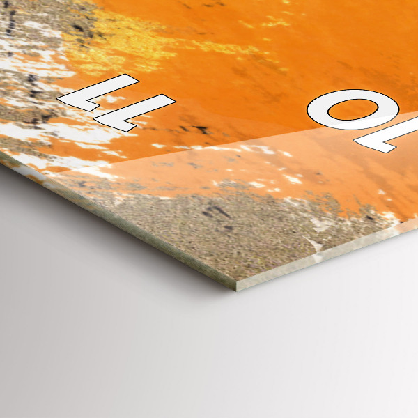 Orologio verticale Ritratto di donna astratto