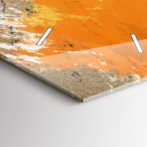 Orologio verticale Ritratto di donna astratto