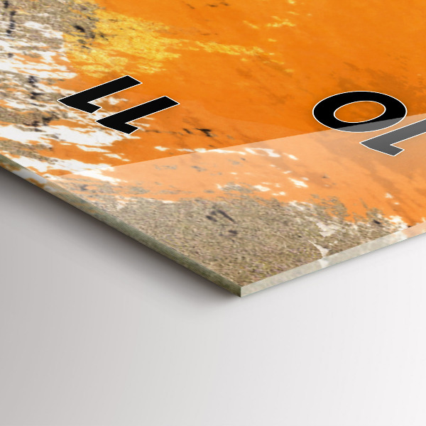 Orologio verticale Ritratto di donna astratto