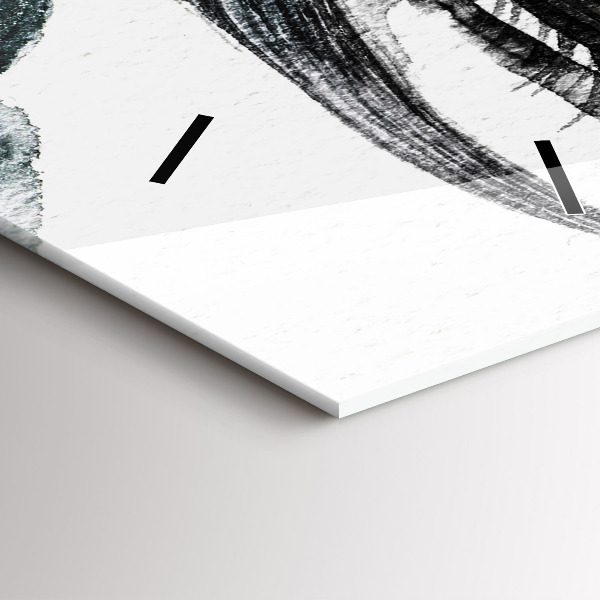 Orologio verticale Ritratto di una donna labbra rosse