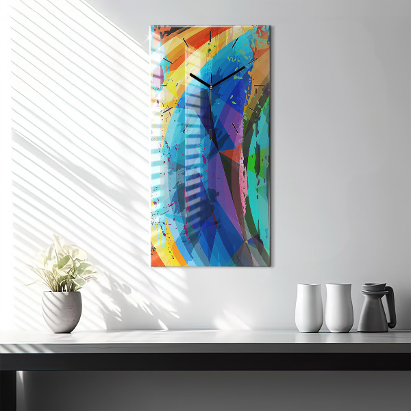 Orologio verticale Sfondo astratto