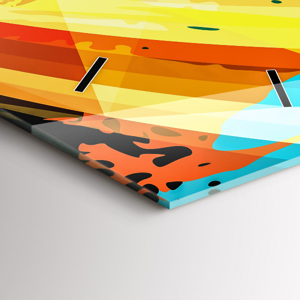 Orologio verticale Sfondo astratto