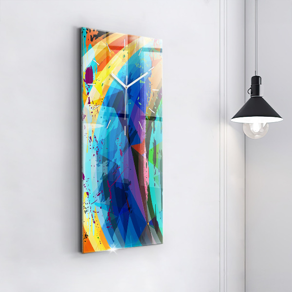 Orologio verticale Sfondo astratto