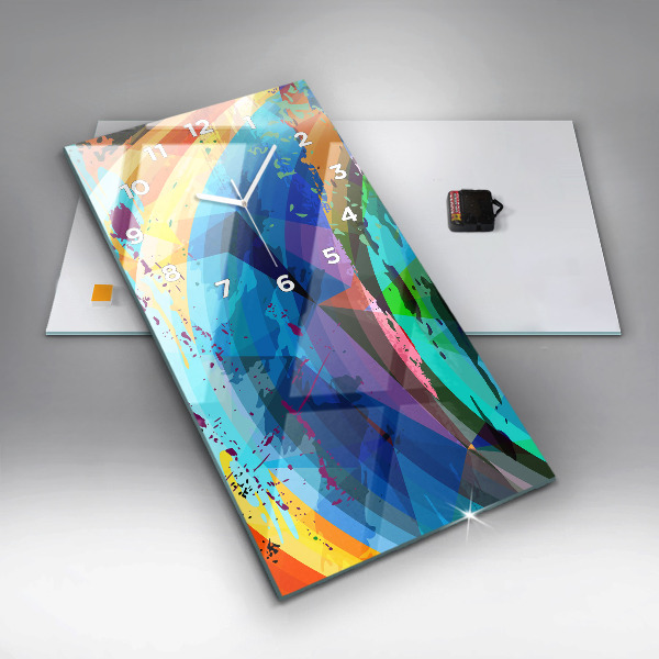 Orologio verticale Sfondo astratto