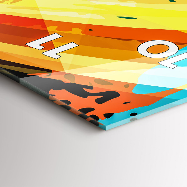 Orologio verticale Sfondo astratto