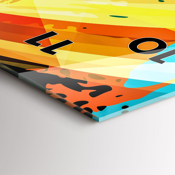 Orologio verticale Sfondo astratto