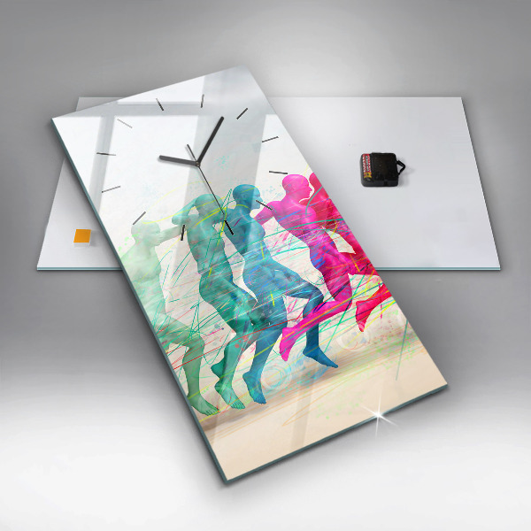 Orologio verticale Persone colorate