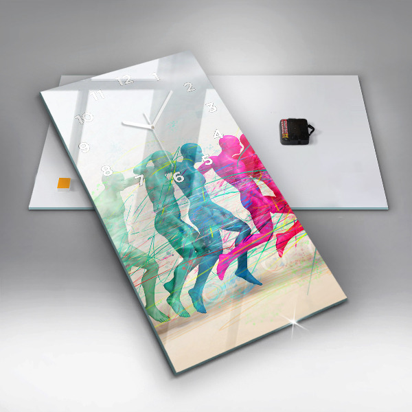 Orologio verticale Persone colorate