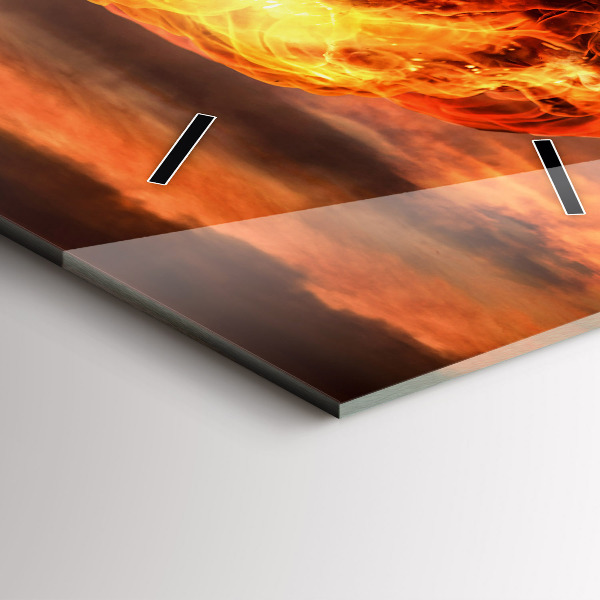 Orologio verticale Esplosione della bomba atomica