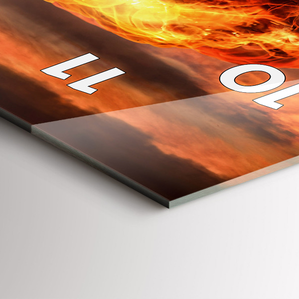 Orologio verticale Esplosione della bomba atomica