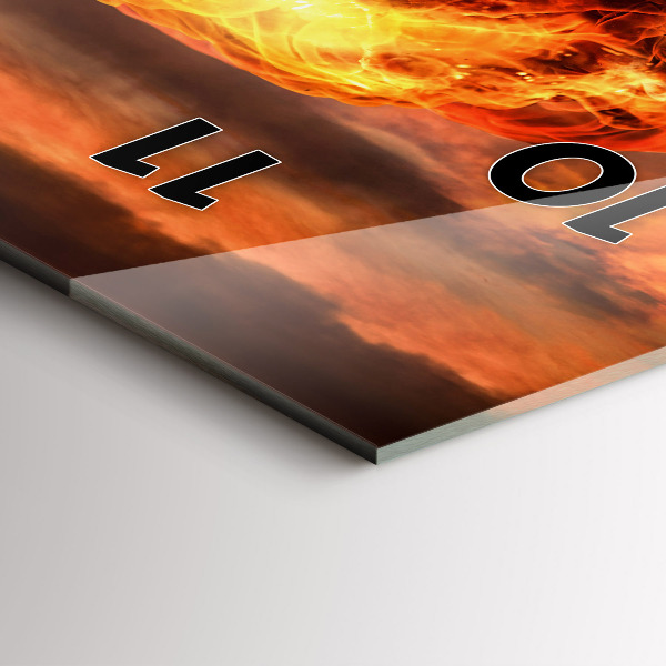 Orologio verticale Esplosione della bomba atomica