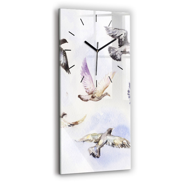 Orologio verticale Uccelli volanti