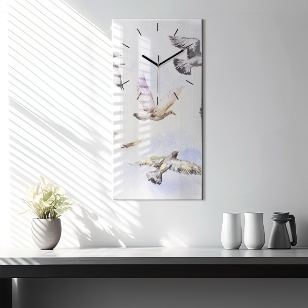 Orologio verticale Uccelli volanti