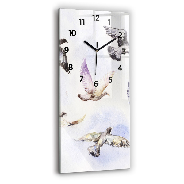 Orologio verticale Uccelli volanti