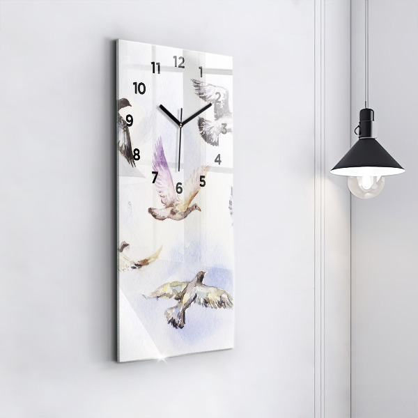 Orologio verticale Uccelli volanti
