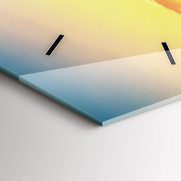 Orologio verticale Tramonto sulle colline