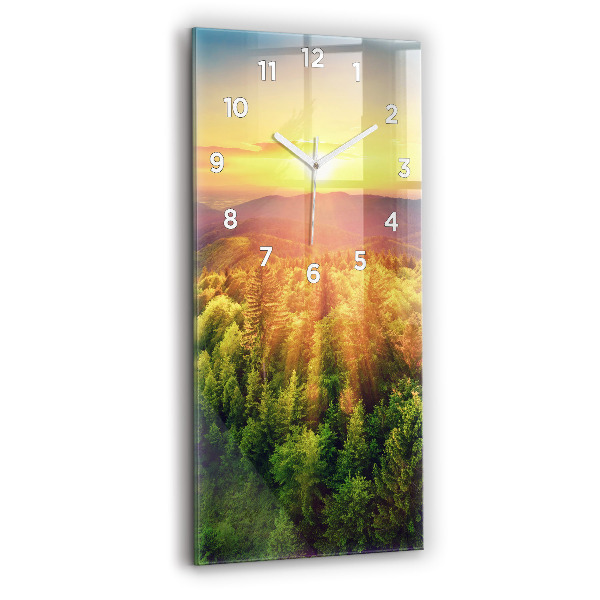 Orologio verticale Tramonto sulle colline