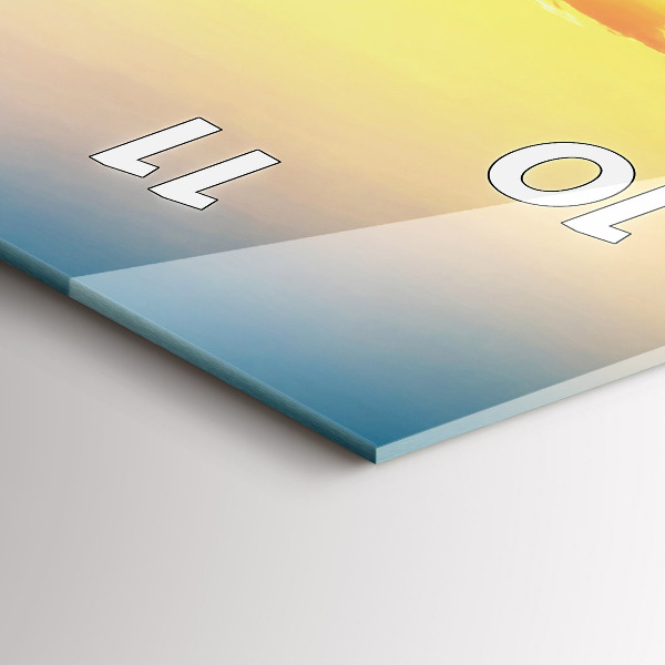 Orologio verticale Tramonto sulle colline