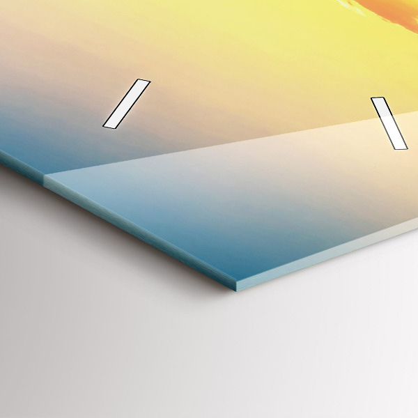 Orologio verticale Tramonto sulle colline