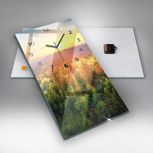 Orologio verticale Tramonto sulle colline