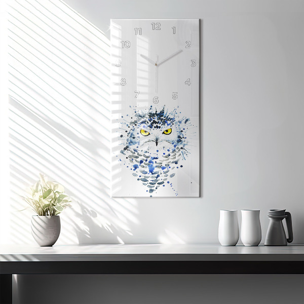 Orologio verticale Sguardo gufo